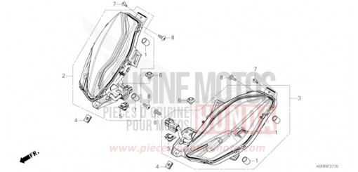 CLIGNOTANT AVANT SH125ADR de 2024